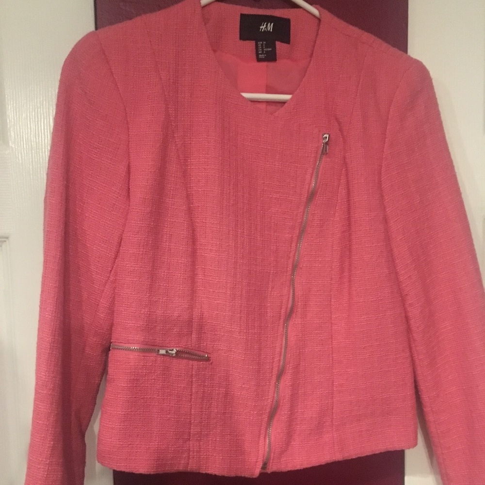 Tweed material blazer